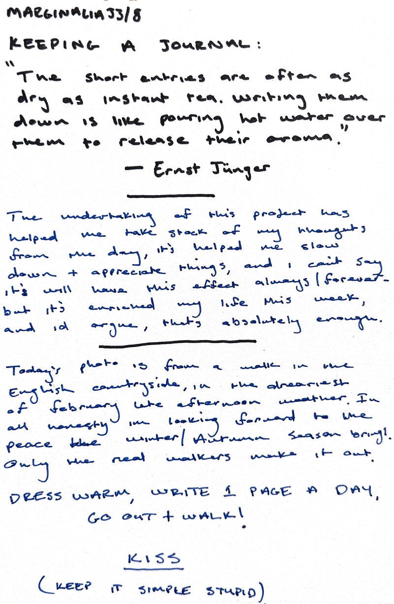 and so, I just kept writing to myself